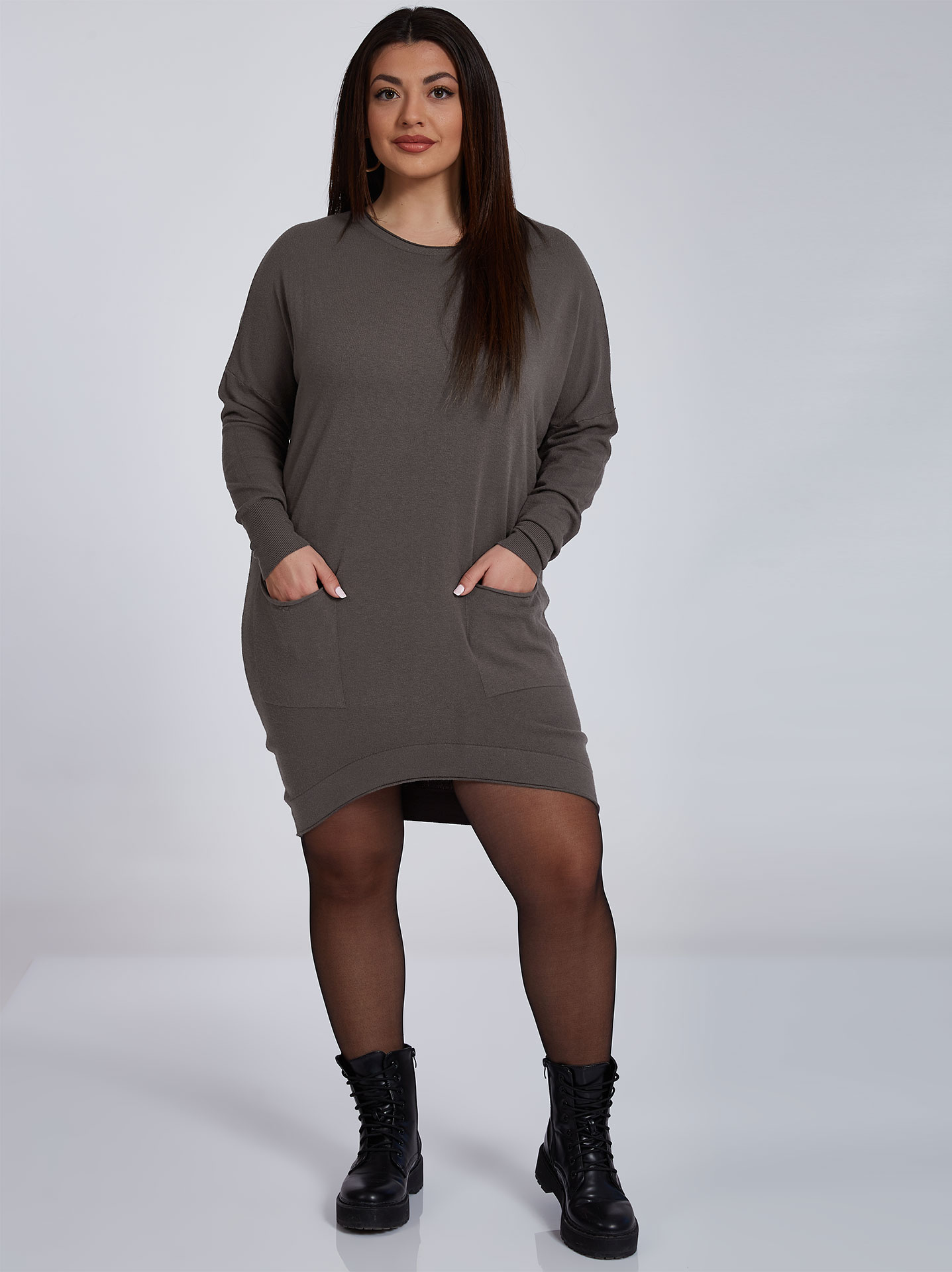 vacation mini dress Perfect Vacation Long Sleeve V-Neck Cutout Mini Dress main image 0