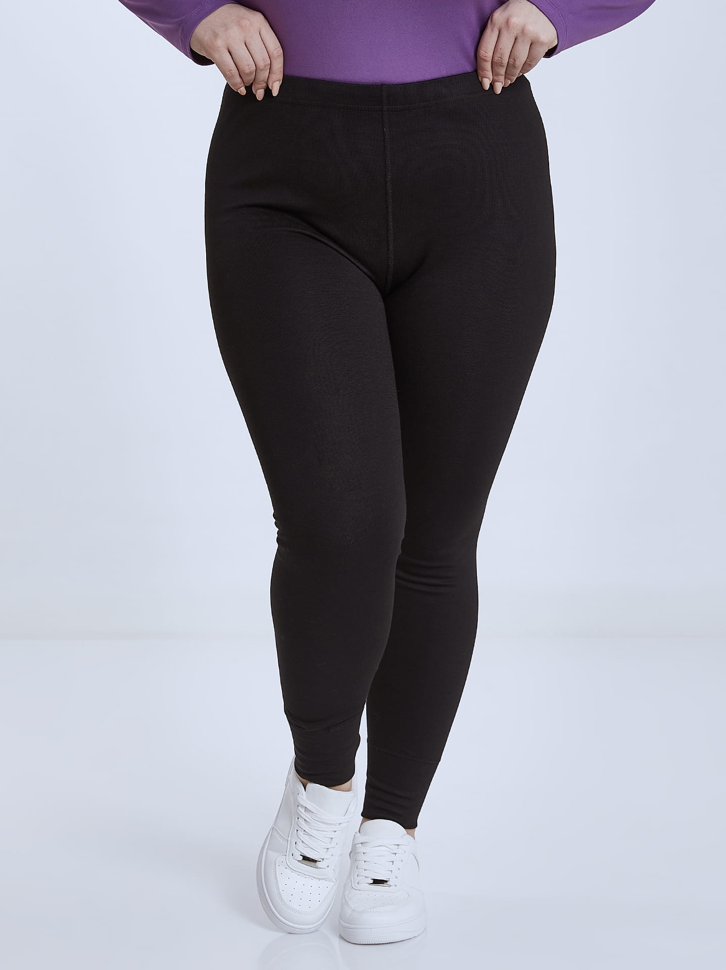 Thermal trousers curvy in black, 9.99€