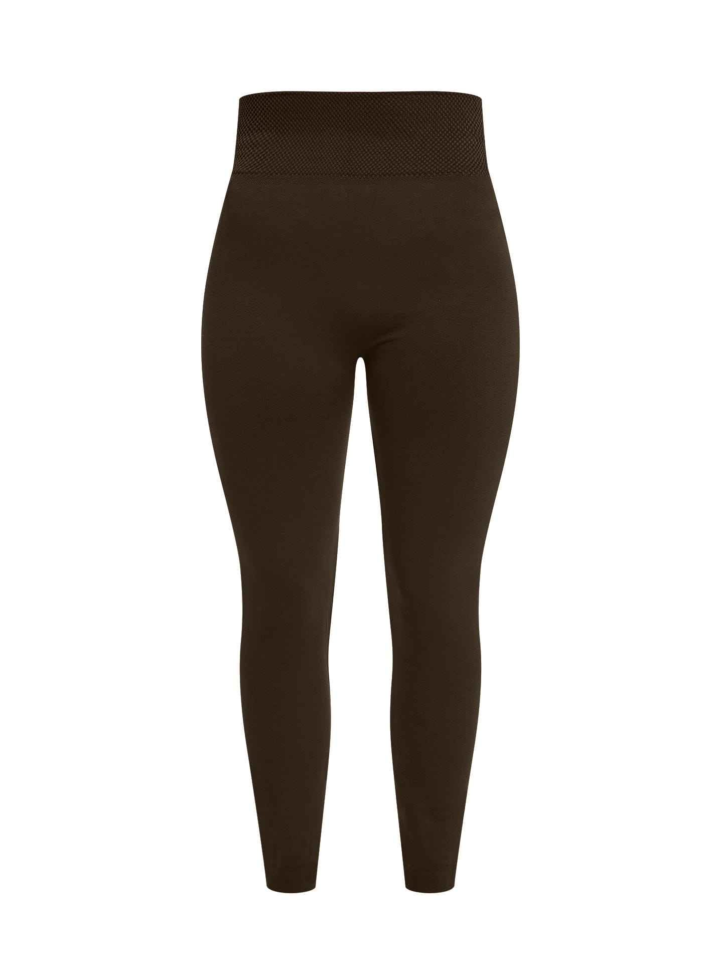Elastic thermal leggings curvy in dark brown, 6.99€ | Celestino