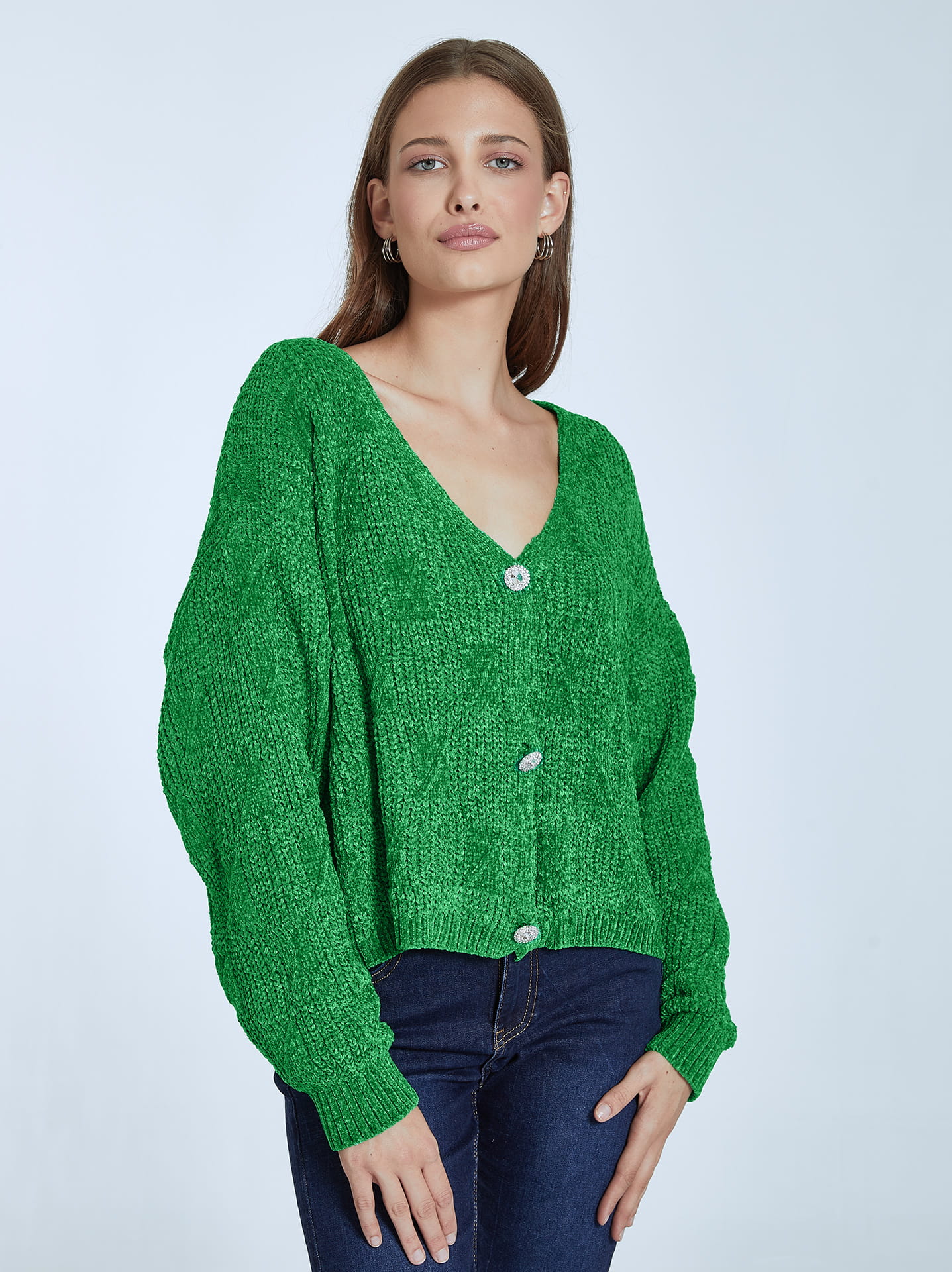 Chenille cardigan clearance zara