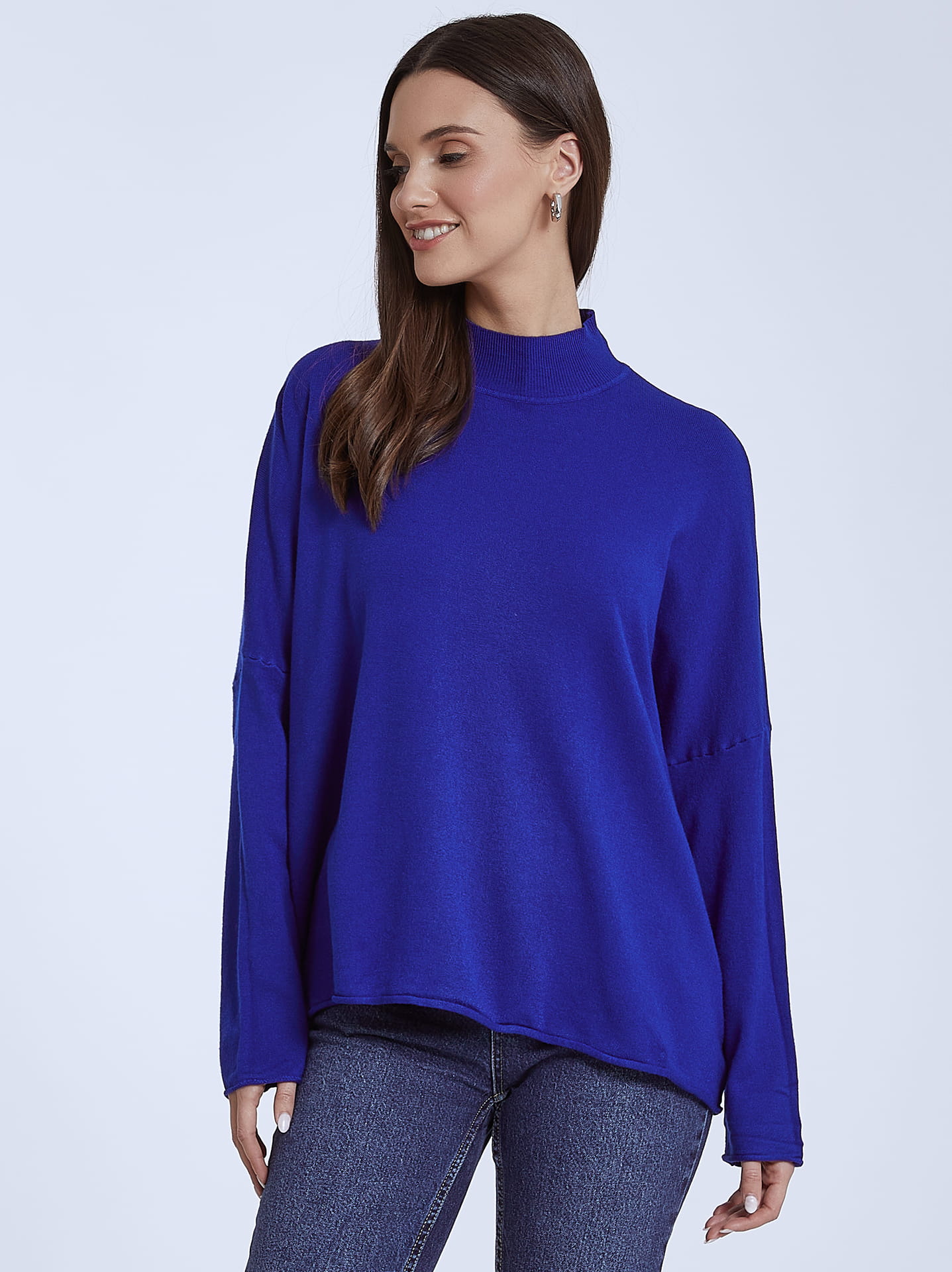 Electric blue clearance turtleneck