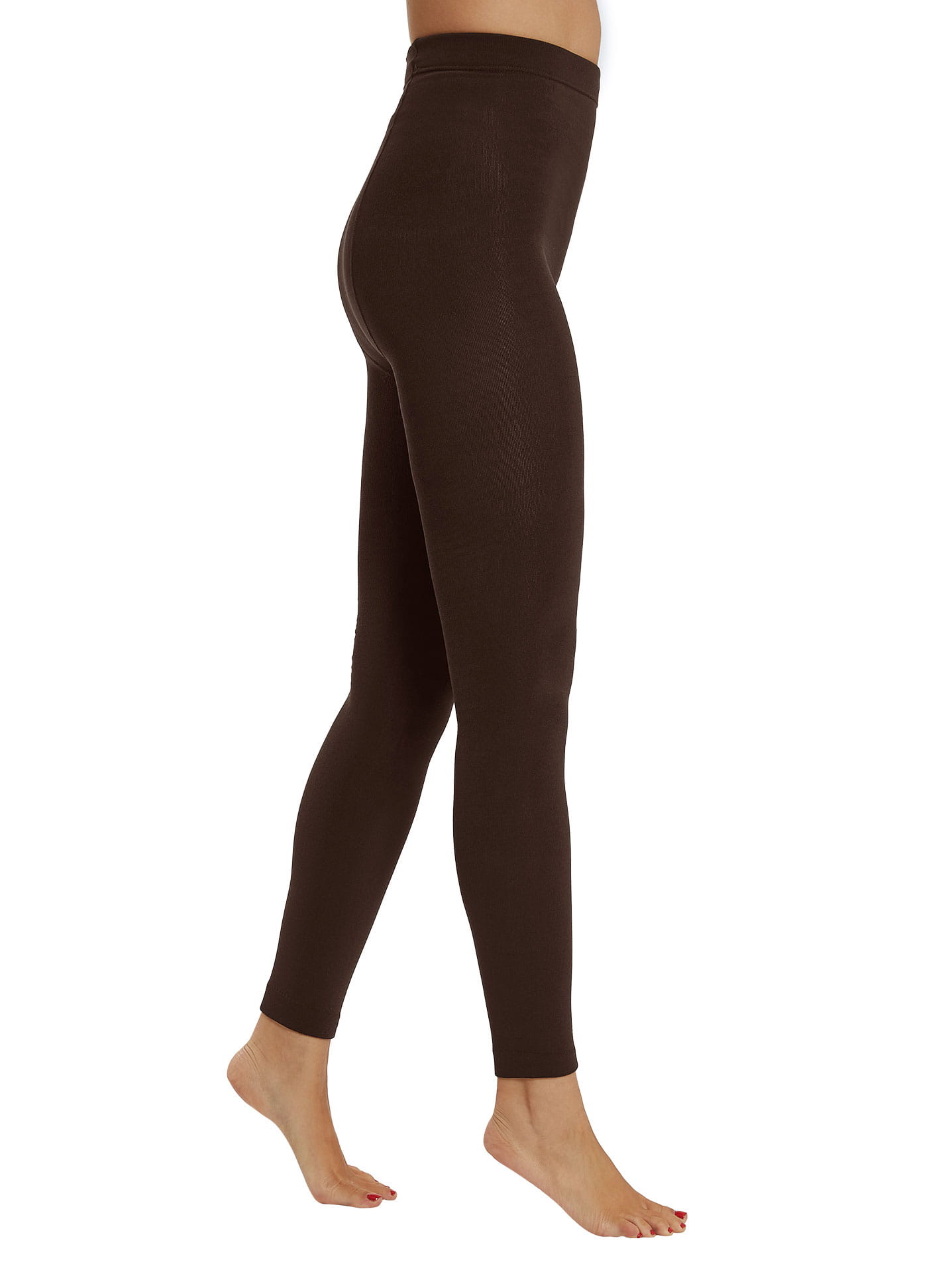 Thermal leggings 320den in dark brown, 4.99€