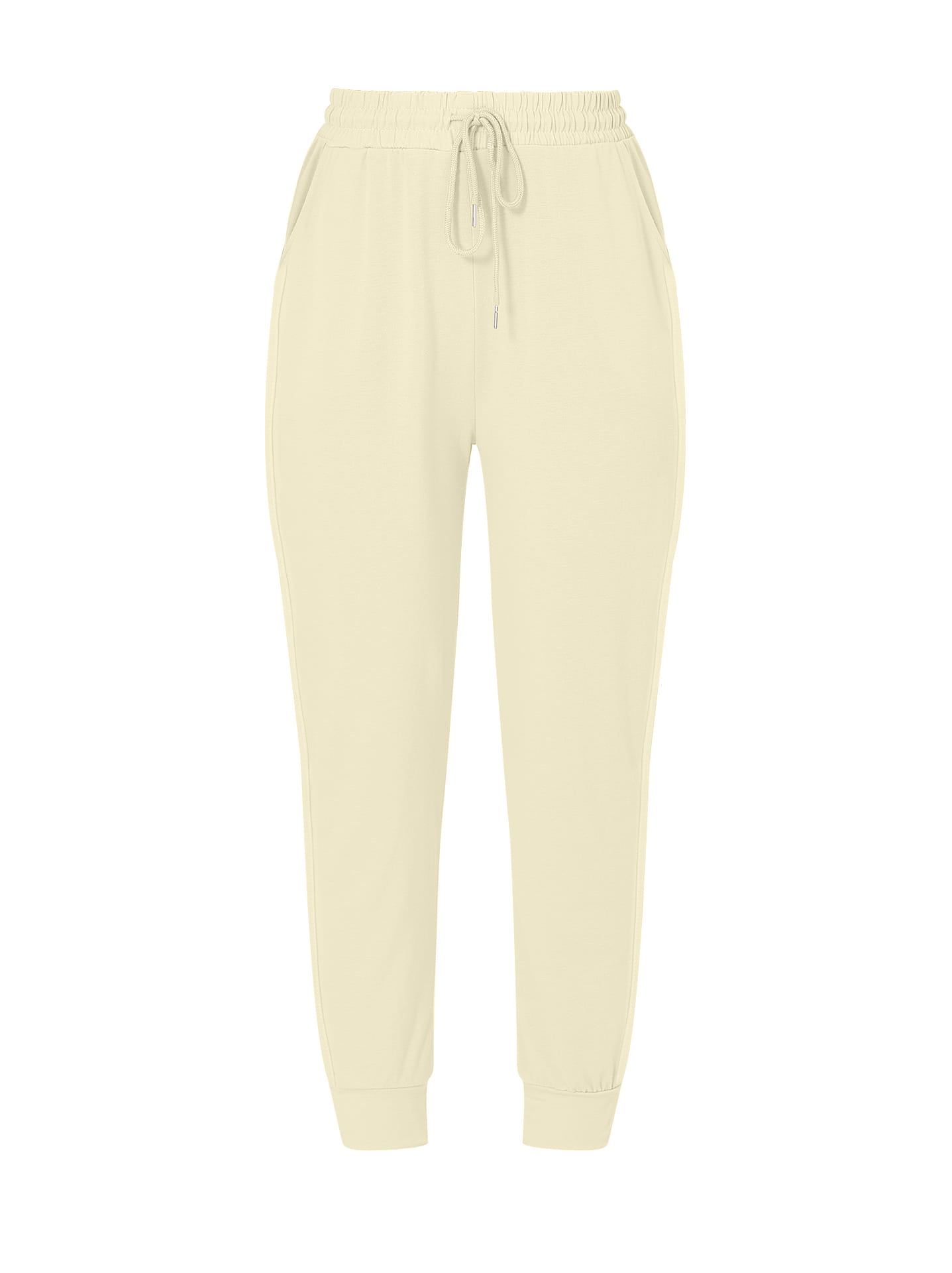 Pale yellow sweatpants best sale