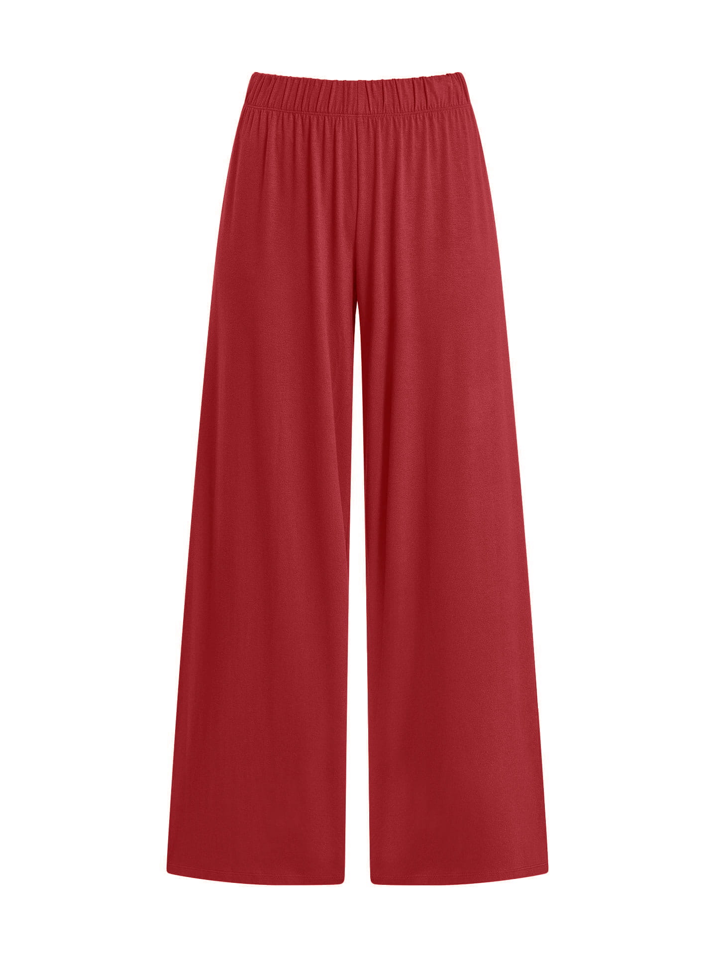 Trousers wide leg monochrome in wine red, 19.99€ | Celestino