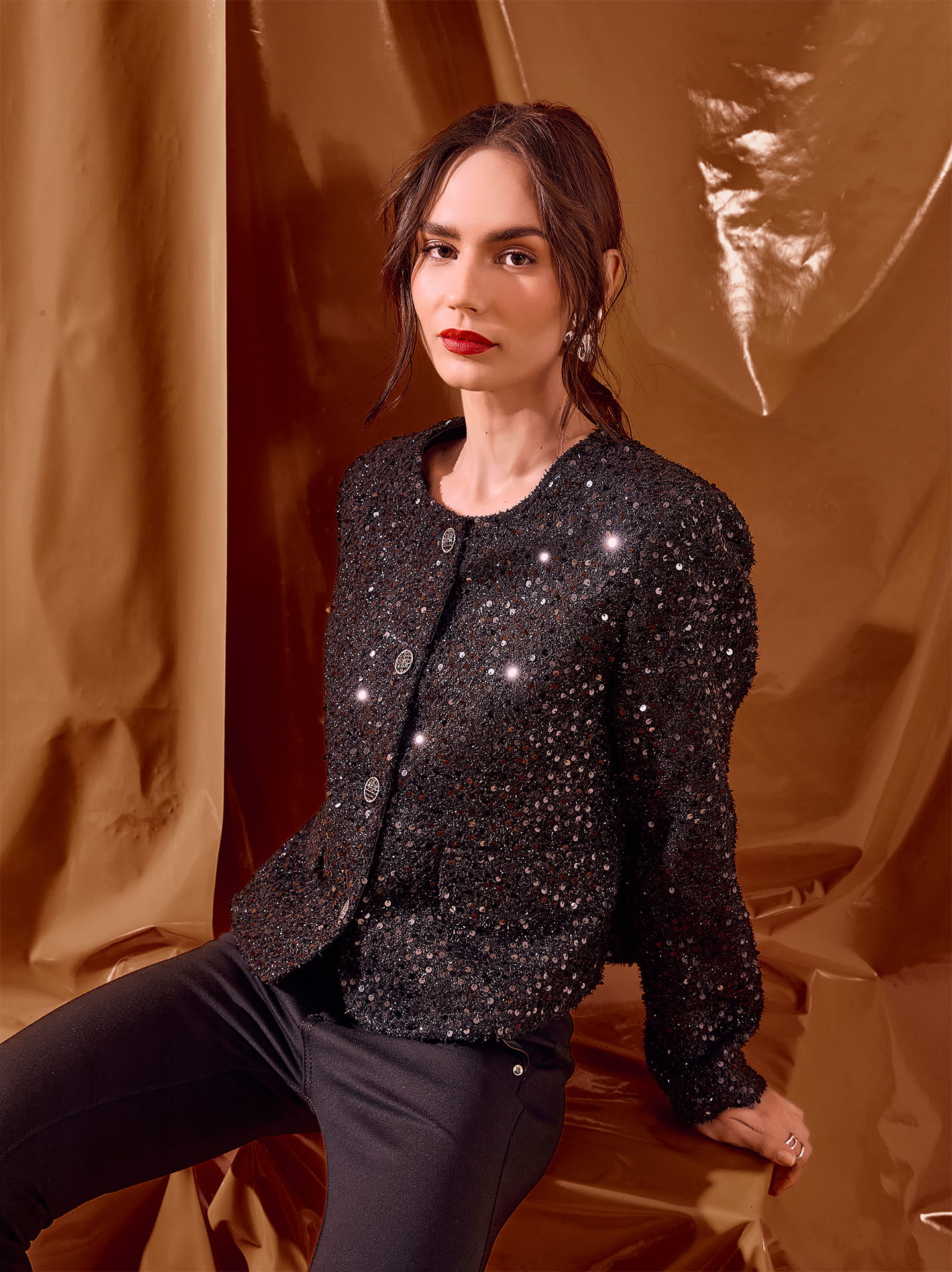 Σακάκι με παγιέτες