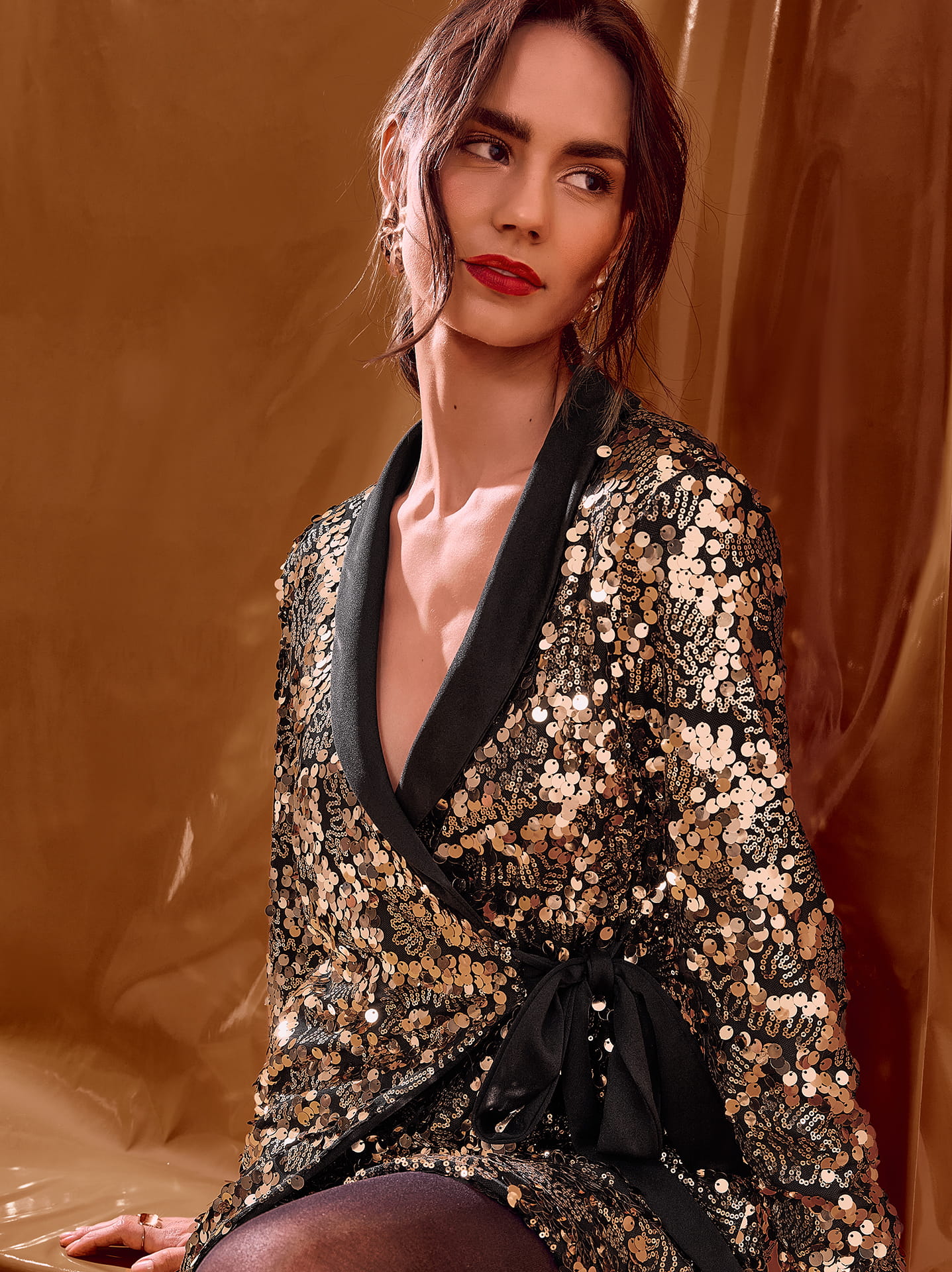 Φόρεμα με διχρωμία