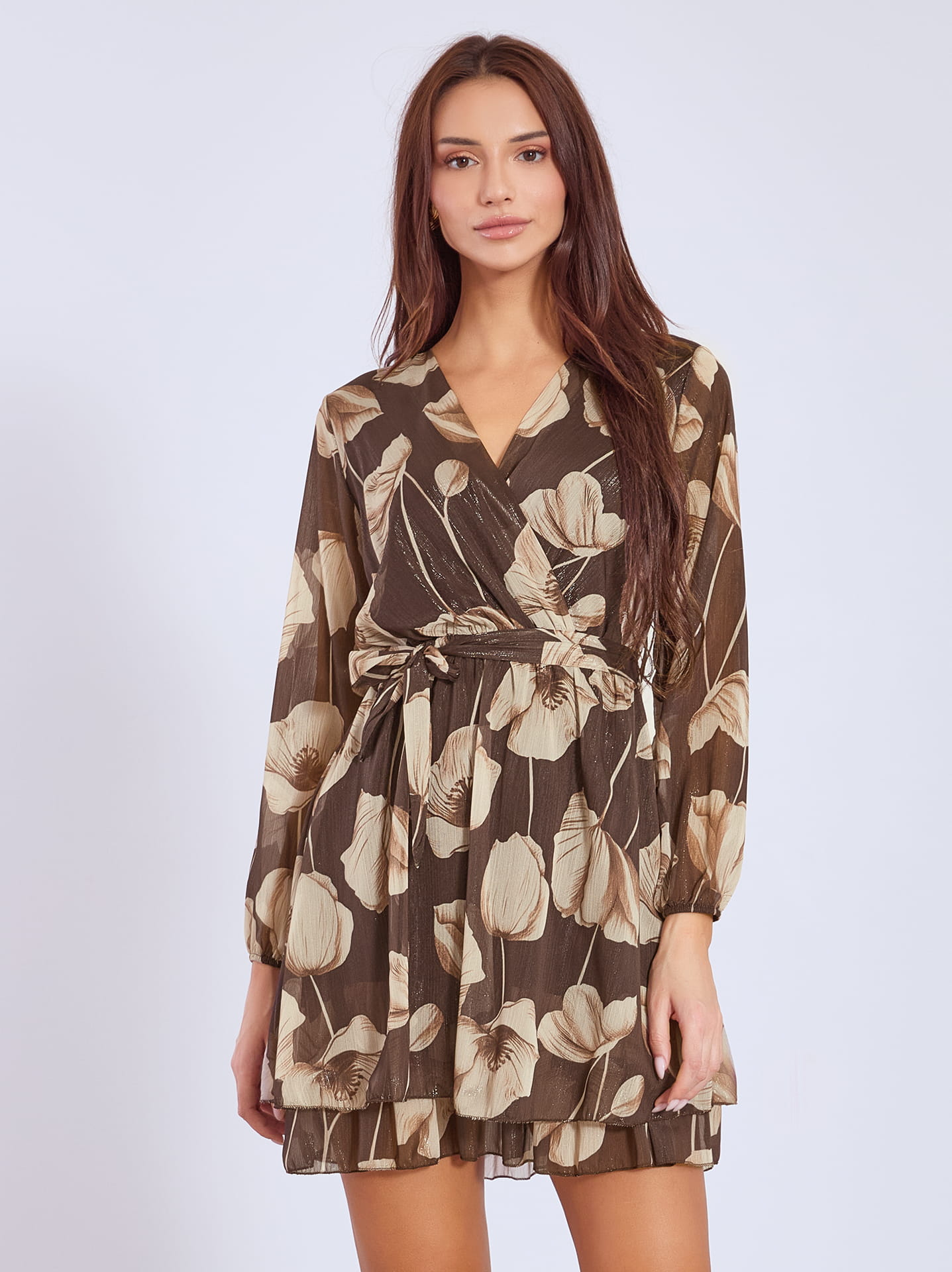 Μίνι φόρεμα μεταλλιζέ